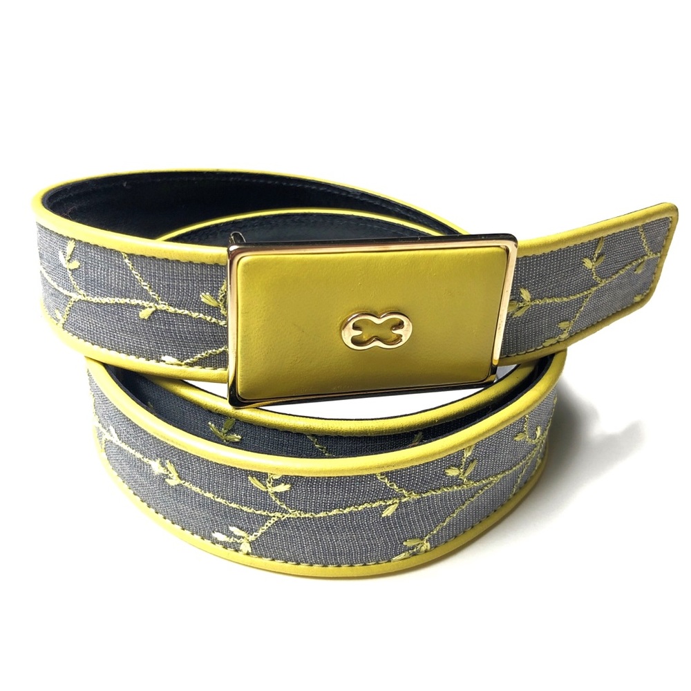 Escada Embroidered Woven Belt